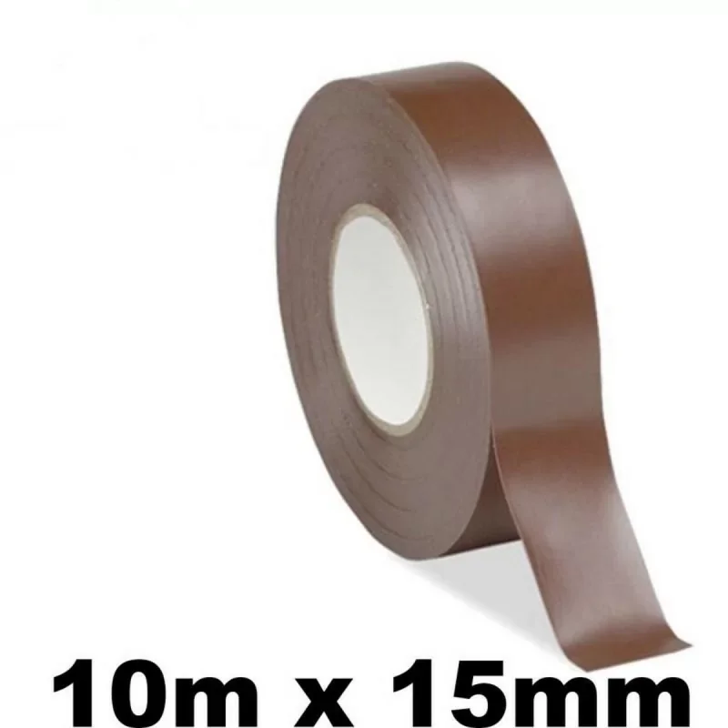 Commander Vite 10 rouleaux isolants Scotchs pour électricien - Rubans de 10 mètres - MARRON