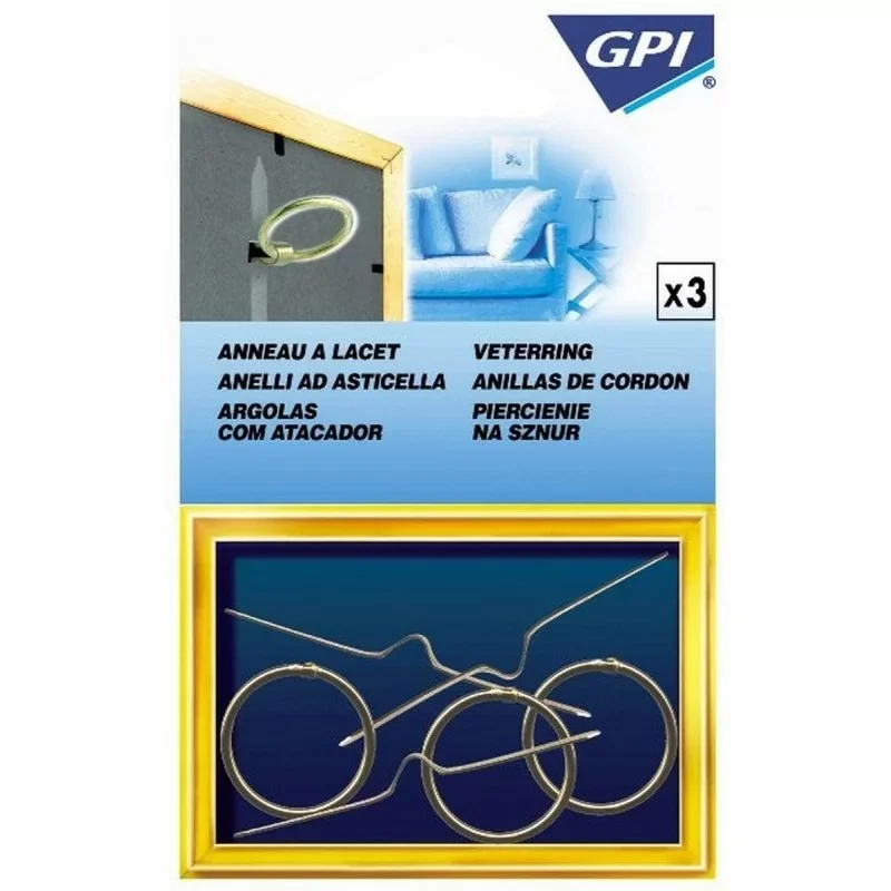 Offre Limitée Gpi 0579.020.00 - 3 X Anneaux à lacet
