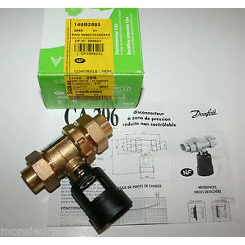 Danfoss Socla 149B2886 - DISCONNECTEUR CA - FF - Installation de chauffage à 70KW - Pression réduite Commande En Gros