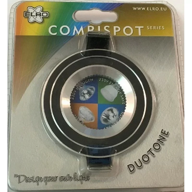 Elro DL84AB - Support de spot encastrable COMBISPOT. format rond. orientable Prix Bas