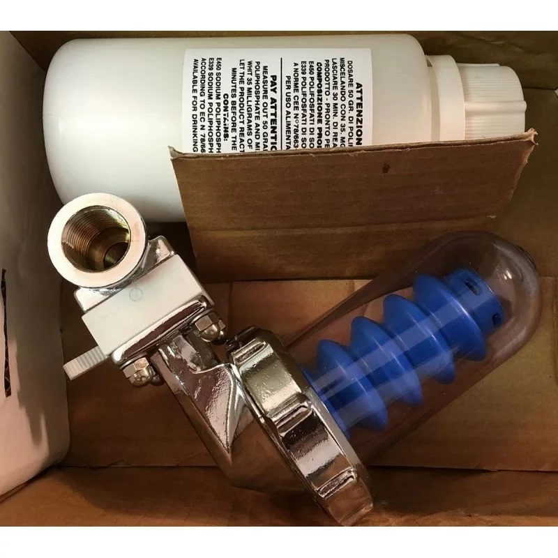Vente Directe Adesio 8100 - Doseur polyphosphate 1/2" laiton chromé + recharge