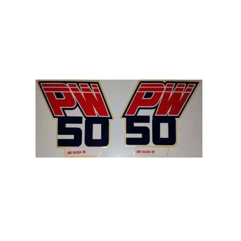 Yamaha 36E-24250-20 Jeu d‘emblèmes - PW 50 86-88 Offre Du Jour