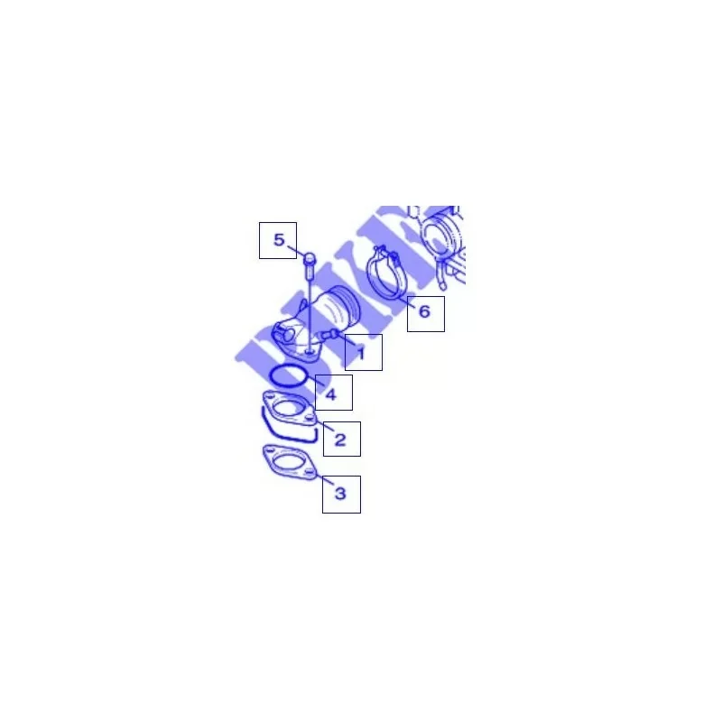 Produit De Marque Yamaha 5ML-E3556-00 Joint - tubulure - Flame-X/XC/ 125 04-05