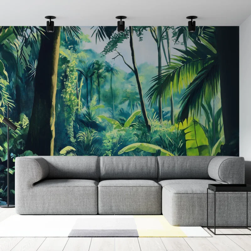 Offre Du Jour Papier peint jungle Une forêt luxuriante et enchanteresse