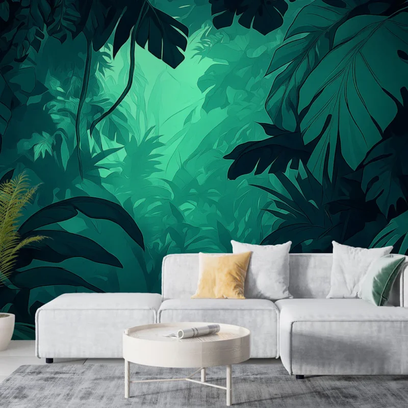 Meilleur Prix Papier peint jungle Feuillage luxuriant et ambiance tropicale