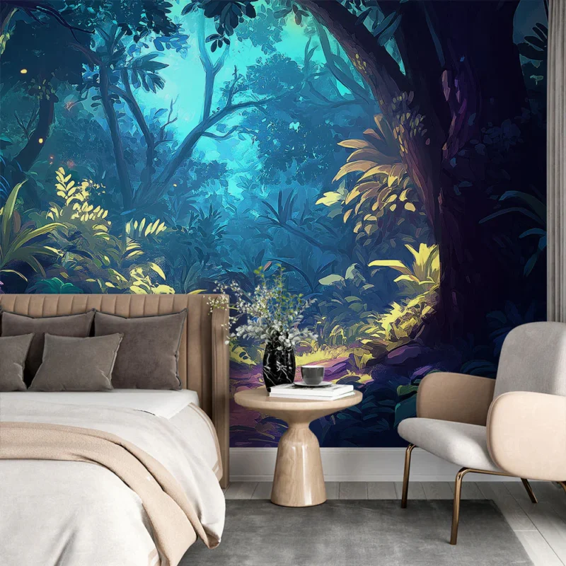 Meilleure Vente Papier peint jungle Une ambiance mystique au cœur de la forêt tropicale