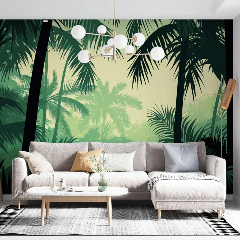 Offre Exclusive Papier peint jungle Végétation luxuriante et ambiance tropicale