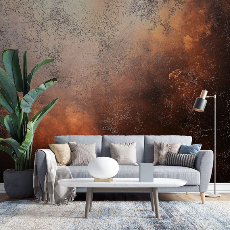 Papier peint abstrait Motif de nuages sombres et chauds Meilleur Prix