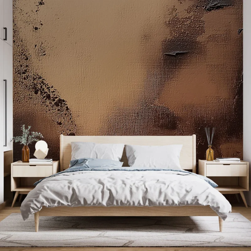 Papier peint abstrait Texture bronze avec nuances sombres Offre Limitée