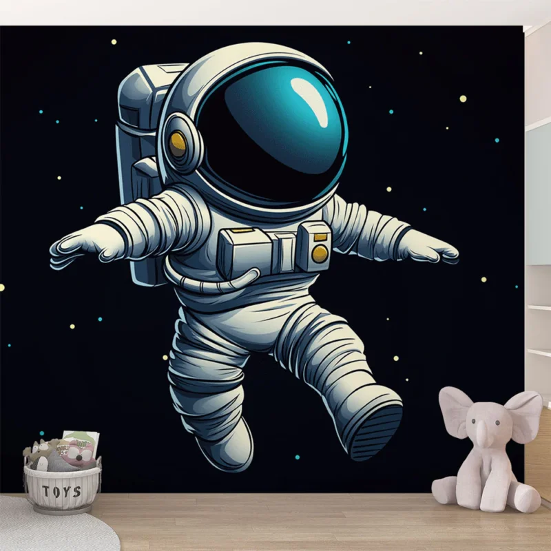 Acheter En Ligne Papier peint astronaute Image d‘un astronaute flottant dans l‘espace
