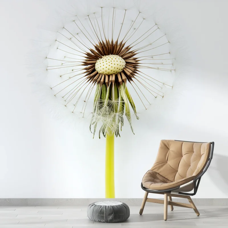Achetez Aujourd'hui Papier peint pissenlit Détail artistique d‘un pissenlit en fleur