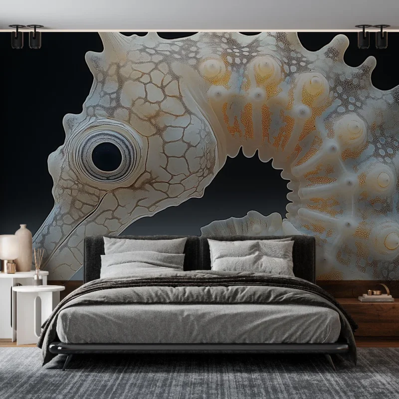 Acheter En Ligne Papier peint hippocampe Sculptures délicates en verre transparent