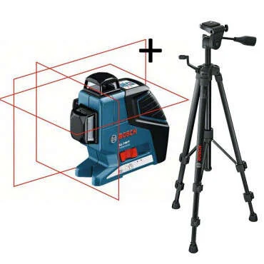 Meilleur Prix LASER LIGNES ROUGES CONNECTÉ GLL 3-80 C + TREPIED BT 150 (VERSION PILES) - 0601063R01