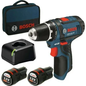 PERCEUSE VISSEUSE GSR 12V-15 SACOCHE + 2 BATTERIES GBA 12V 2AH + CHARGEUR - 060186810F Marque
