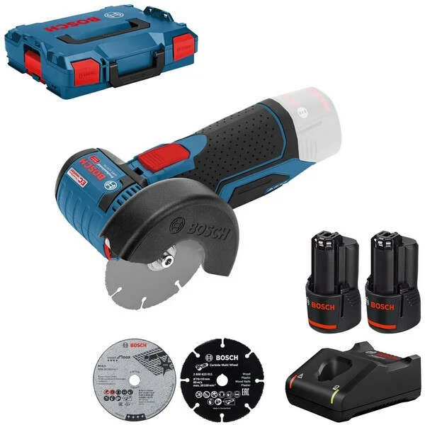 MEULEUSE 76MM GWS 12V-76, 2 BATT 3,0 AH + CHARGEUR, L-BOXX - 06019F200B Commande En Gros