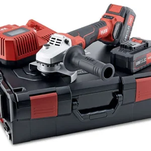 Offre Du Jour FLEX COFFRET MEULEUSE 125 SUR BATTERIE 18V A VARIATEUR LBE12518.0-EC/5.0SET