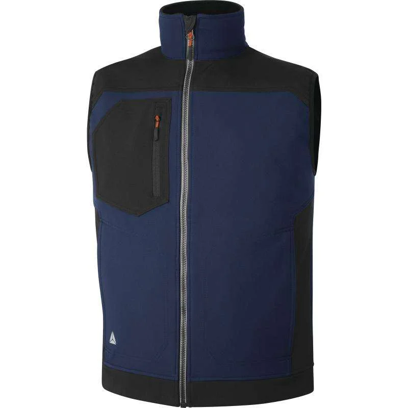 GILET SOFTSHELL HOLEN MARINE/NOIR TAILLE L - HOLENMNGT Dernière Chance