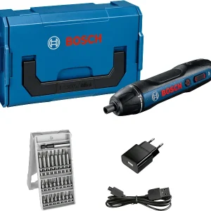 Offre Spéciale TOURNEVIS BOSCH GO 2.0 + SET DE 25 EMBOUTS - 0.601.9H2.101