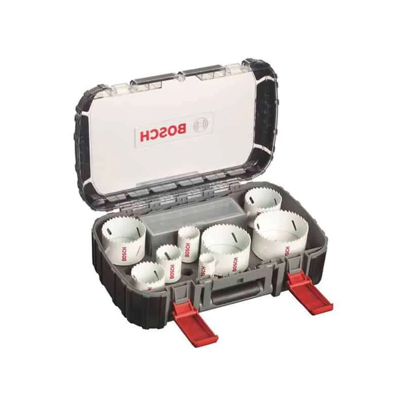 Usine Directe "COFFRET 8 SCIES TRÉPANS BIM PROGRESSOR BOIS & MÉTAL Ø25;32;40;54;60;68;76;86MM - 2608594194"