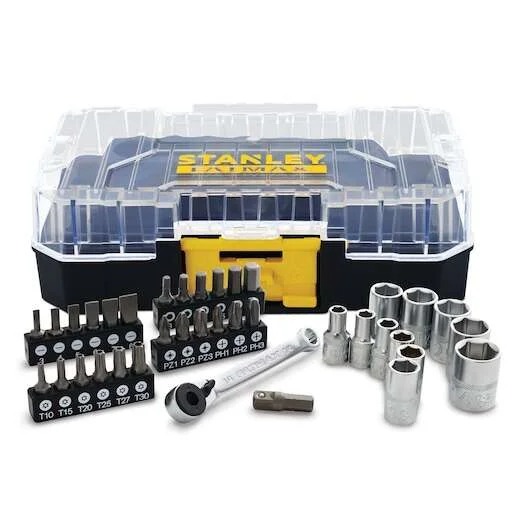 Prix Bas COFFRET STAKBOX S - 1/4’’ - JEU DE 37 PCS - FATMAX - FMMT19101- 0