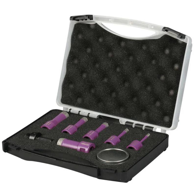 COFFRET DE 6 TREPANS DIAMANT A SEC M14 D.6/8/10/12/18/22 - 11101451 Réduction