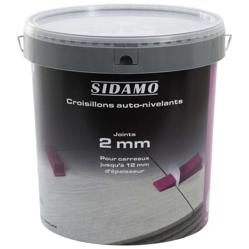 SEAU DE 1000 CROISILLONS AUTO-NIVELANTS JOINT 2 MM H 3 A 12MM - 11255303 Petit Prix